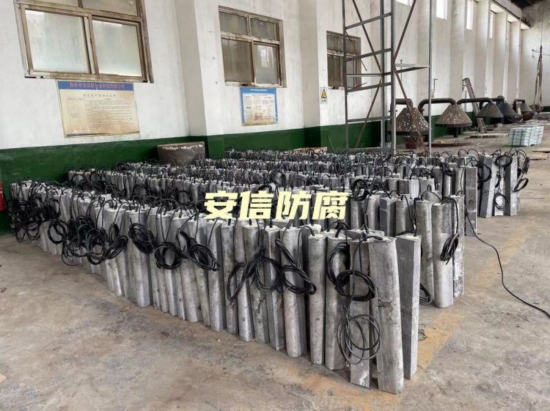 我公司鎂陽(yáng)極，鋁合金陽(yáng)極，鋁犧牲陽(yáng)極，鎂陽(yáng)極，鎂合金犧牲陽(yáng)極在呼和浩特?zé)捰蛷S的使用被評(píng)為優(yōu) 秀生產(chǎn)商